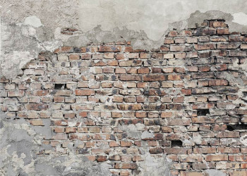 Fotobehang Authentieke Bakstenen Muur