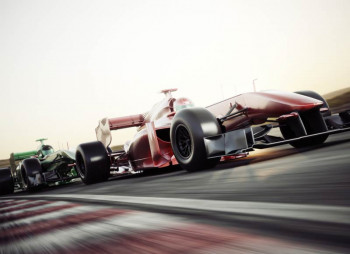 Fotobehang Formule 1 Racegevecht