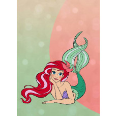 Disney's prinses Ariel fotobehang, perfect voor een zeemeerminnen-thema kamer.