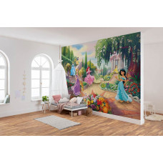 Disney Fotobehang Prinsessen in de Kasteeltuin - 368 x 254 cm