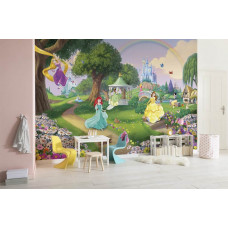 Disney Fotobehang Prinsessen Regenboog - 368 x 254 cm