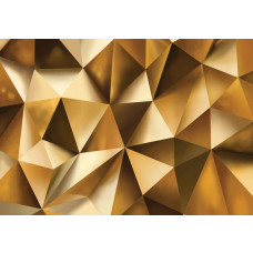 Fotobehang 3D Gold Abstraction