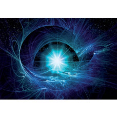 Fotobehang Blue Supernova