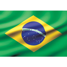 Fotobehang Braziliaanse Vlag