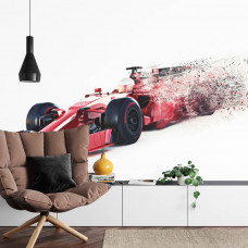 Fotobehang Formule 1-Auto in de Snelheid van het Licht