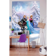 Fotobehang Frozen Winter Land - 184 x 254 cm