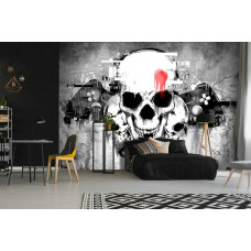 Fotobehang Game & Skulls