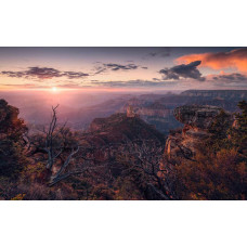 Grand Canyon uitzicht met een adembenemend landschap.