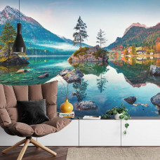 Fotobehang Hintersee Magie