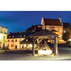 Kazimierz Dolny en Lublin stadsgezichten vastgelegd op historisch fotobehang.