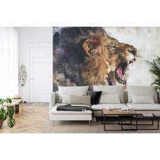 Fotobehang Lion Art