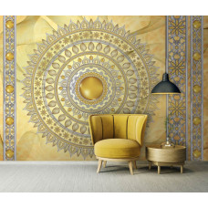 Fotobehang Mandala in Gold