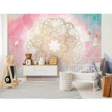 Fotobehang Mandala Pastel