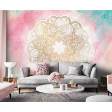 Fotobehang Mandala Pastel