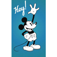 Fotobehang van Mickey Mouse met de tekst 