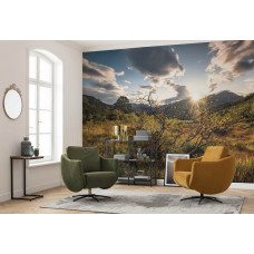 Fotobehang Noorse Herfstwereld - 450 x 280 cm