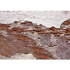 Fotobehang Oude Bakstenen Muur