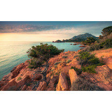 Paradiso Baia di Gairo Sardinië met een prachtig uitzicht op het landschap.