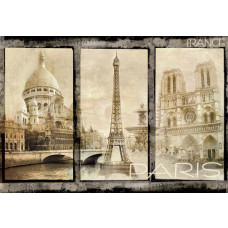 Fotobehang Vintage Parijs