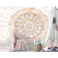 Fotobehang Pastel Mandala