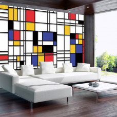 Fotobehang Piet Mondriaan Compositie