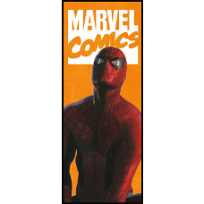 Spiderman fotobehang met klassieke Marvel comic stijl, energiek en levendig.