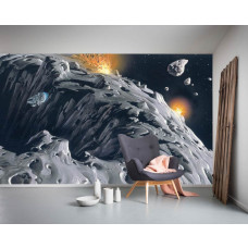 Fotobehang Star Wars Classic RMQ Asteroid - 500 x 250 cm