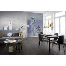 Fotobehang Star Wars Classic RMQ Stormtrooper Hallway - 500 x 250 cm