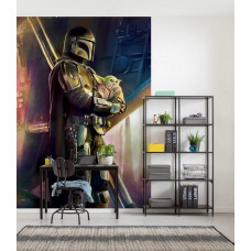 Fotobehang Star Wars Mandalorian Savior - 200 x 280 cm
