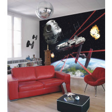 Fotobehang Star Wars Millennium Falcon - 368 x 254 cm