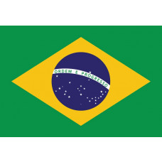 Fotobehang Vlag van Brazilië