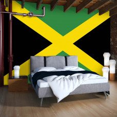 Fotobehang Vlag van Jamaica