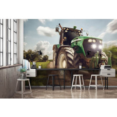 Fotobehang Tractor